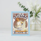 Carte Postale Art Nouveau Alfons Mucha, lave-linge et (Debout devant)