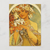 Carte postale Art Nouveau Alphonse Mucha (Devant)