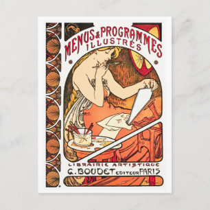 Carte postale : Art Nouveau - Alphonse Mucha