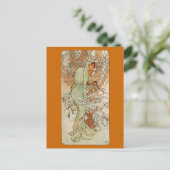 Carte Postale Art Nouveau - Alphonse Mucha - Hiver (Debout devant)