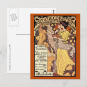 Carte postale Art Nouveau : Art & Décoration (Devant / Derrière)