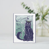 Carte postale Art Nouveau Chat (Debout devant)