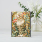 Carte Postale Art Nouveau Chat (Debout devant)