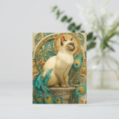 Carte Postale Art Nouveau Chat (Debout devant)