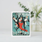 Carte Postale Art Nouveau Dance Image de Jules Cheret (Debout devant)