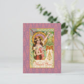 Carte postale Art nouveau du printemps (Debout devant)