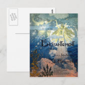 Carte Postale Art nouveau enchanteur (Devant / Derrière)