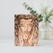 Carte Postale Art nouveau Fine Art Lady (Debout devant)