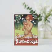 Carte postale Art Nouveau - Fleurs de Mousse (Debout devant)