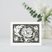 Carte postale Art Nouveau Floral Illustration (Debout devant)
