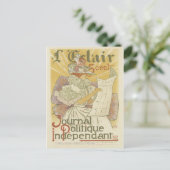 Carte postale Art Nouveau - Journal (Debout devant)