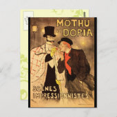 Carte postale Art Nouveau - Mothu et Doria (Devant / Derrière)