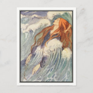 Carte Postale Art Nouveau Princesse par Florence Harrison