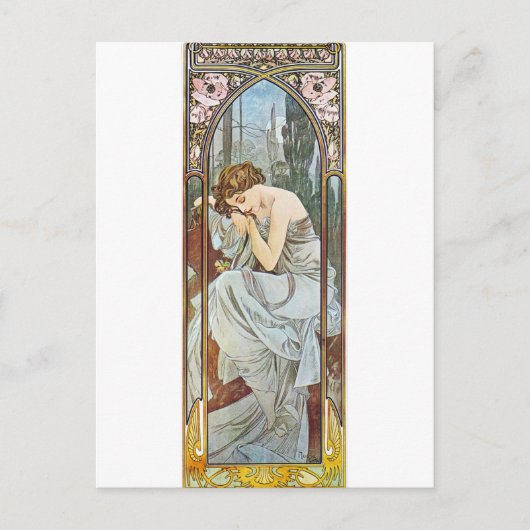 Carte postale Art Nouveau Renaissance pour femme (Devant)
