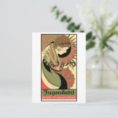 Carte Postale Art Nouveau, Restaurant, Publicité Vintage (Debout devant)