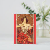 Carte Postale Art Nouveau ~ "Rubis - Les Pierres Précieuses" (Debout devant)