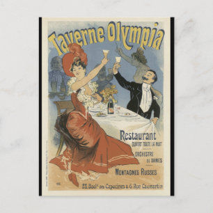 Carte postale Art Nouveau - Taverne