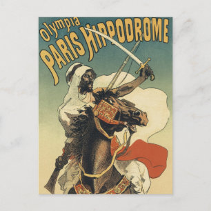 Carte Postale Art Nouveau vintage, Arabes du désert du Sahara