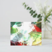 Carte Postale Art numérique Abstrait futuriste (Debout devant)