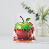 Carte Postale Art numérique Apple (Debout devant)