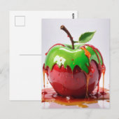 Carte Postale Art numérique Apple (Devant / Derrière)