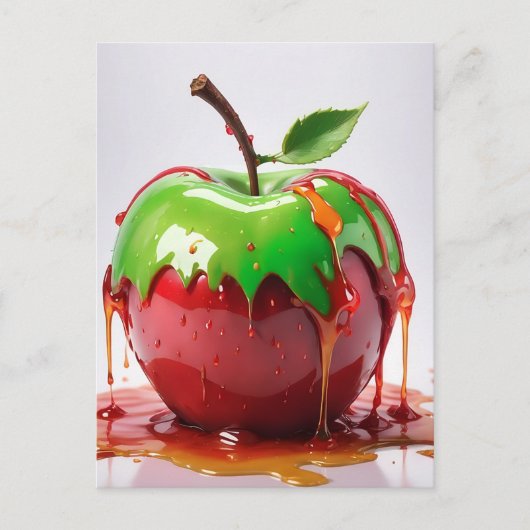 Carte Postale Art numérique Apple (Devant)