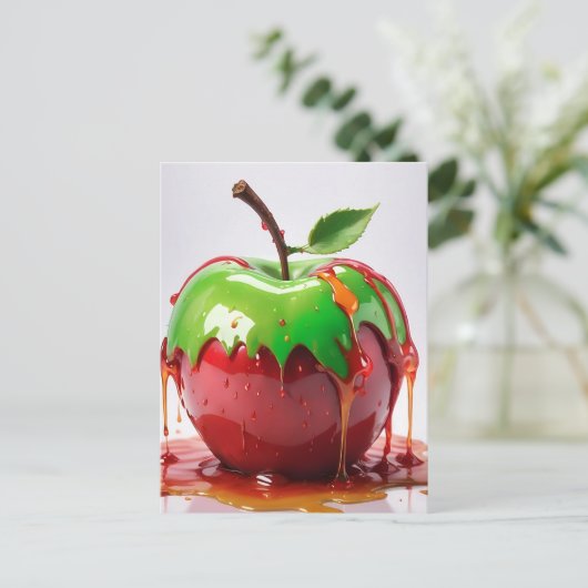 Carte Postale Art numérique Apple (Debout devant)