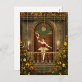 Carte postale Art numérique Ballerina et Nutcracke (Devant / Derrière)