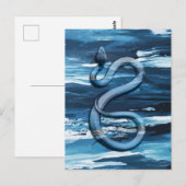 Carte Postale Art numérique Beaux serpents #01 (Devant / Derrière)