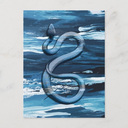 Carte Postale Art numérique Beaux serpents #01 (Devant)