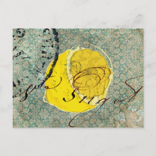Carte Postale Art numérique citron