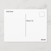 Carte Postale Art numérique des bulles rétro (Dos)