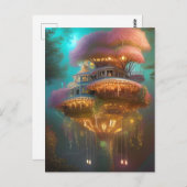 Carte Postale Art numérique Dreamy Pink (Devant / Derrière)