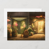 Carte Postale Art numérique Flower Shop (Devant / Derrière)