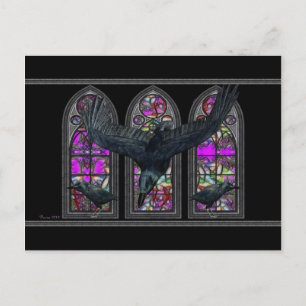 Carte postale Art numérique gothique Ravens