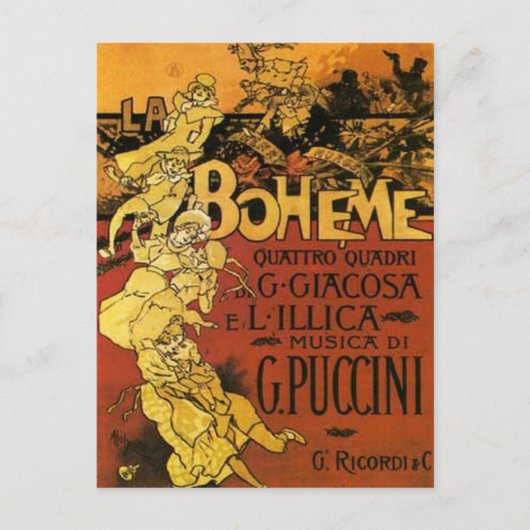 Carte Postale art opéra (Devant)