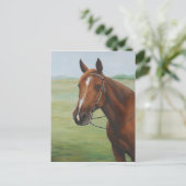 Carte postale Art Original Quarter Horse (Debout devant)