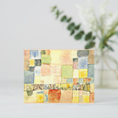 Carte Postale Art Paul Klee - Neuer Stadtteil en M (Debout devant)