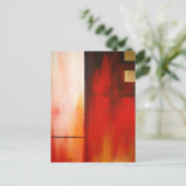 Carte Postale Art peinture Abstrait original (Debout devant)