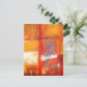 Carte Postale Art peinture Abstrait original (Debout devant)