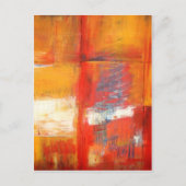 Carte Postale Art peinture Abstrait original (Devant)