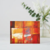 Carte Postale Art peinture Abstrait original (Debout devant)