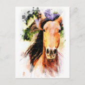 Carte Postale *~* Art Peinture Cheval Équine Artistique AR22 (Devant)