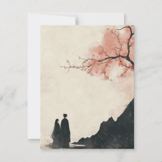 Carte Postale Art Peinture Laver Encre