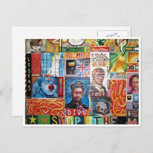 Carte Postale art perdant (Devant / Derrière)