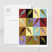 Carte Postale Art : perroquet Cadeaux de conception de surface (Devant / Derrière)