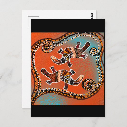 CARTE POSTALE ART PLATAPUS (Devant / Derrière)