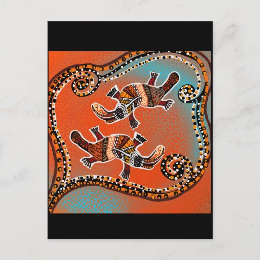 CARTE POSTALE ART PLATAPUS (Devant)