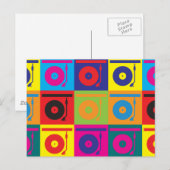 Carte Postale Art pop des enregistrements (Devant / Derrière)