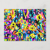 Carte Postale Art pop en gras (Devant)